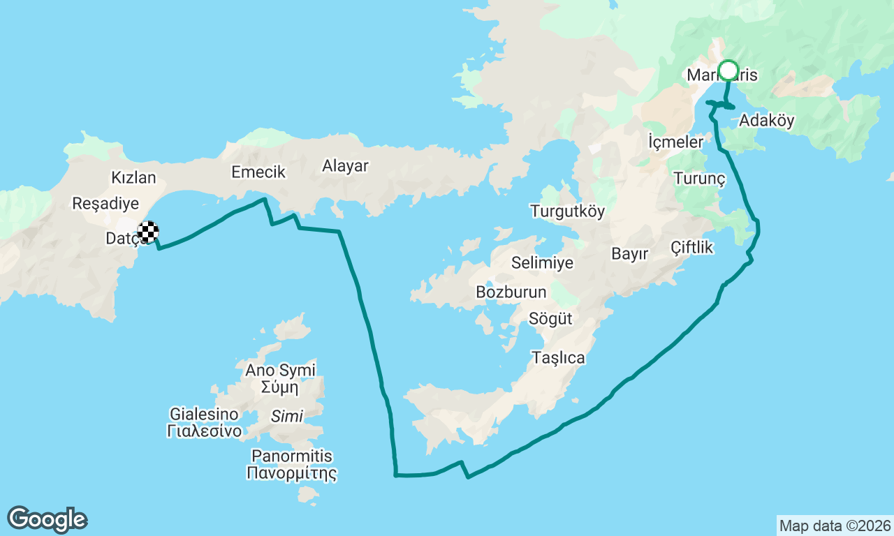 Voyage map