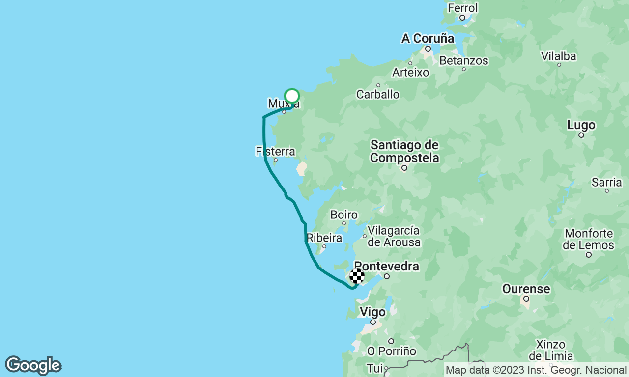 Cameranas to Sanxenxo