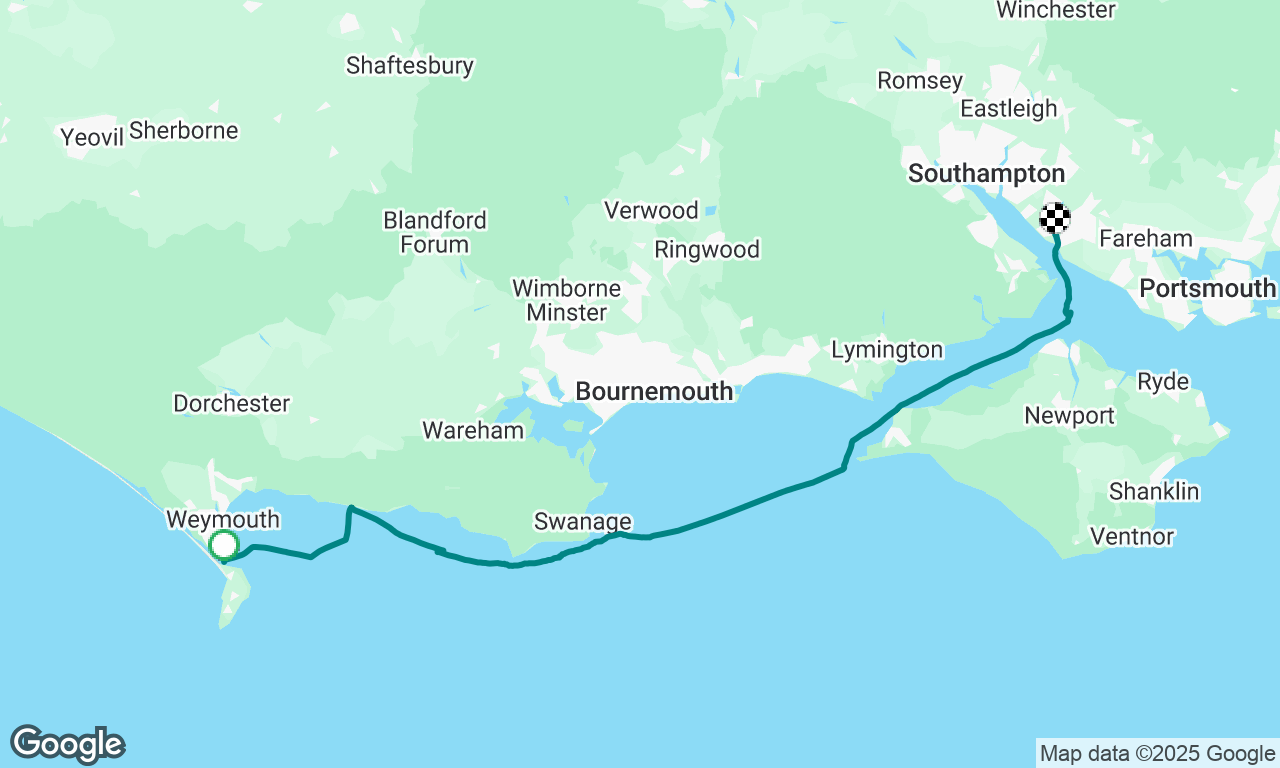Portland to Hamble