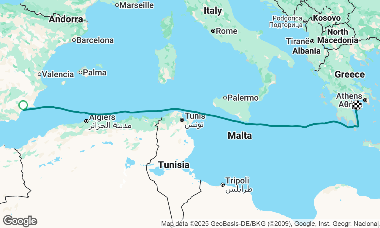 37 • 🇪🇸🇬🇷 • Águilas ➡️ Kilada (Anchorage)