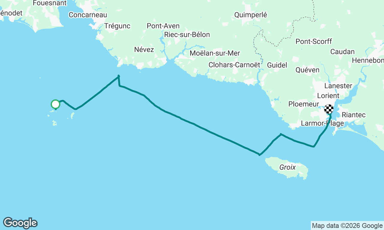 Glénans à Kernevel
