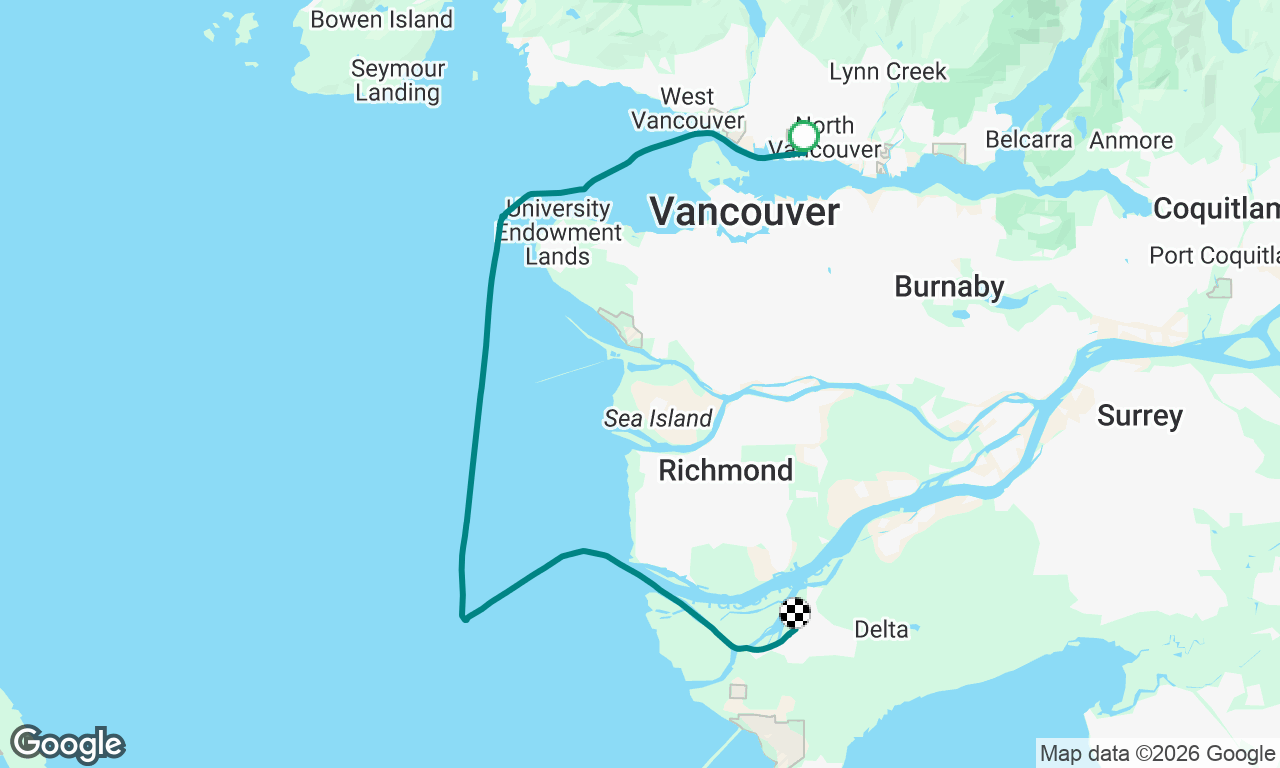 Voyage map