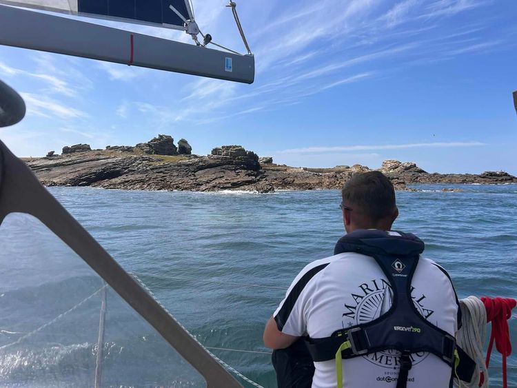 Voyage photo from Braye to Havelet bay Guernsey