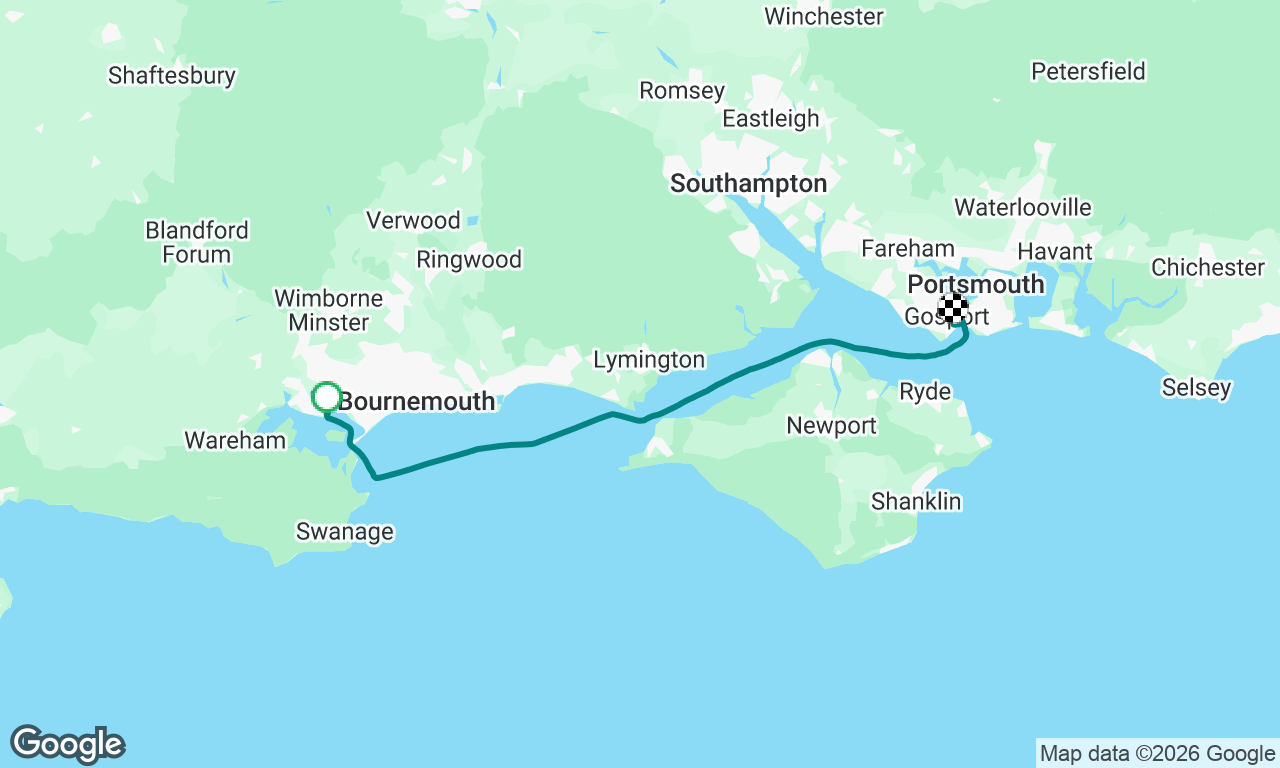 Rajah delivery to Gosport Leg 4