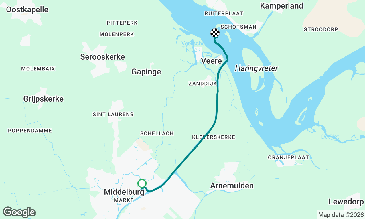 Middelburg to Veere