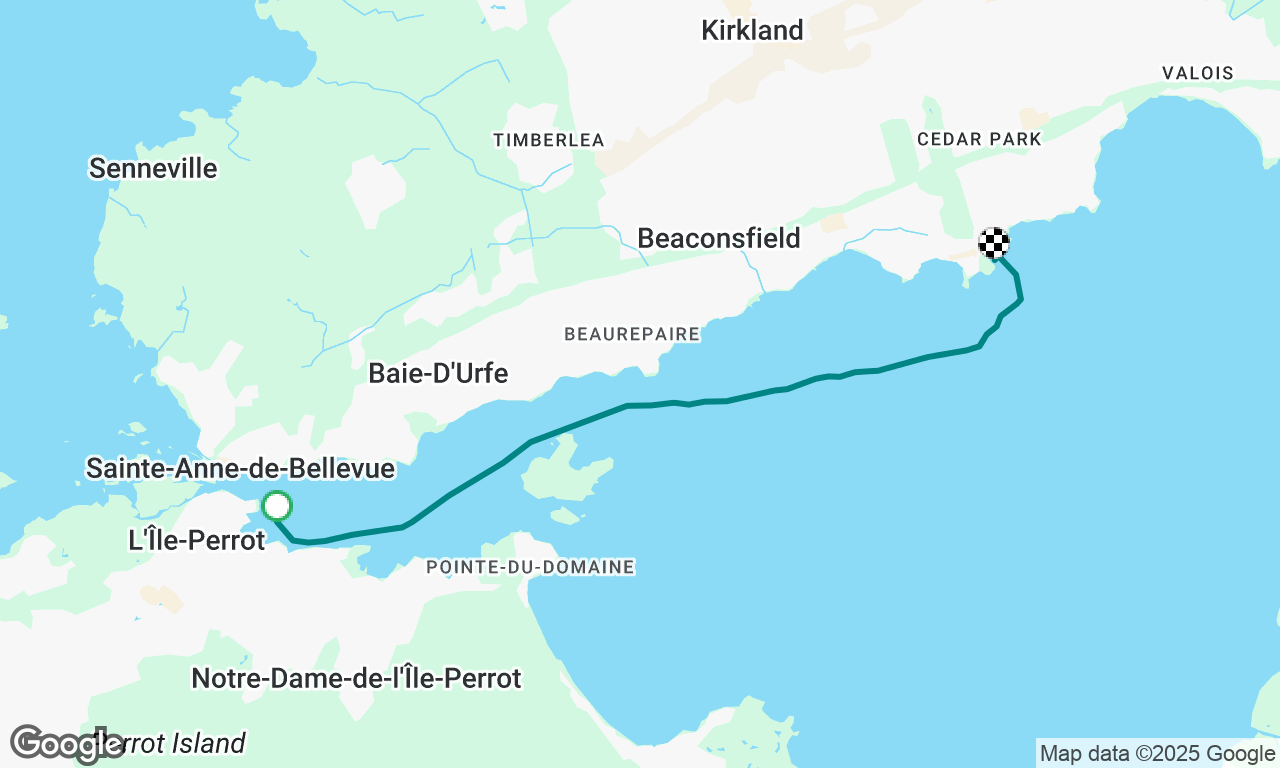 Night motor back home from saint Ann 