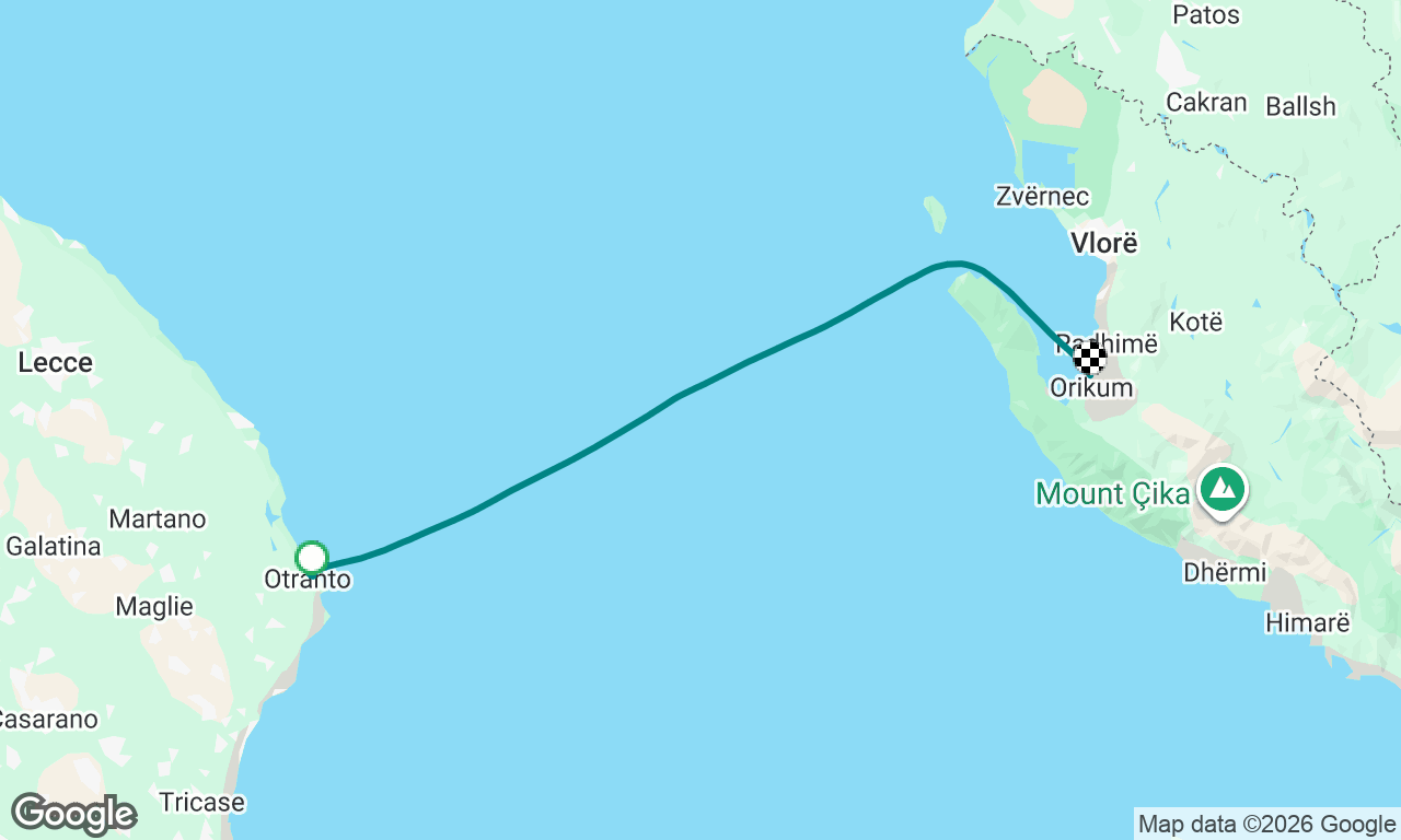 Voyage map