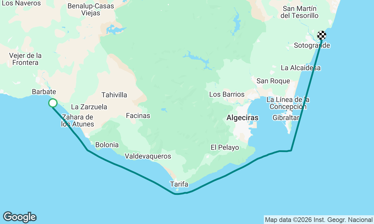Barbate -> Sotogrande
