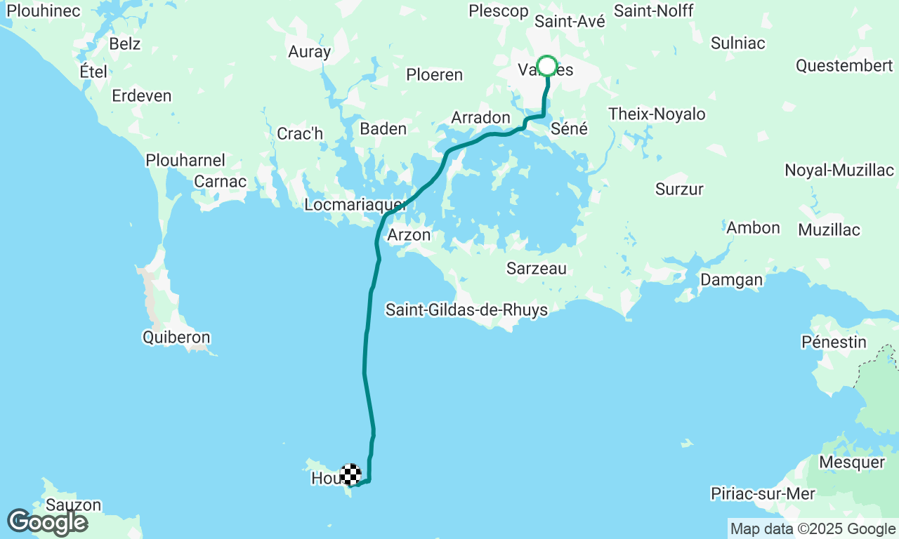 Vannes to Île Houat 