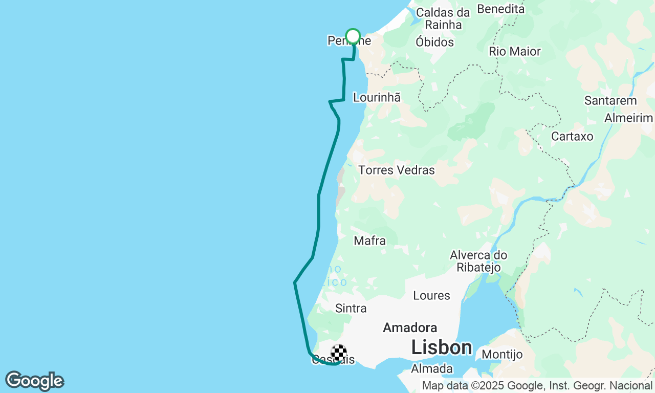 Peniche to Cascais