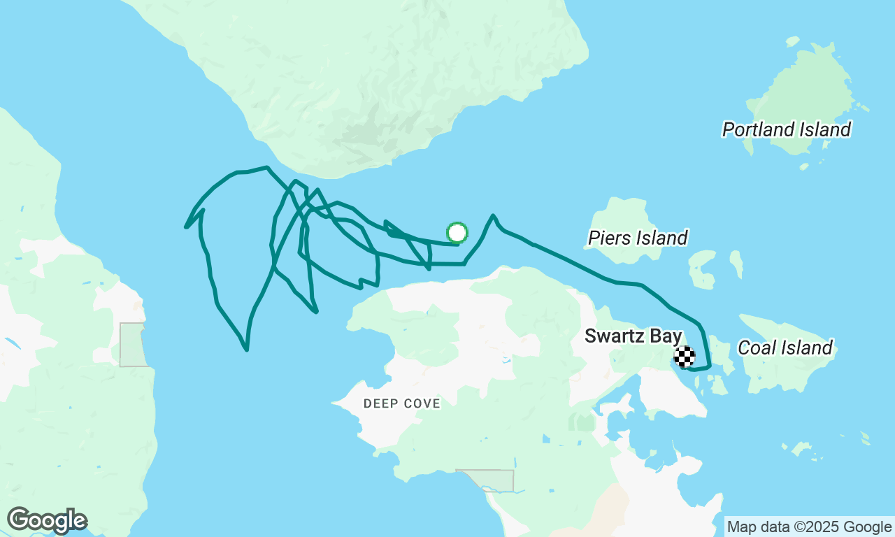 Day one of coastal sailing