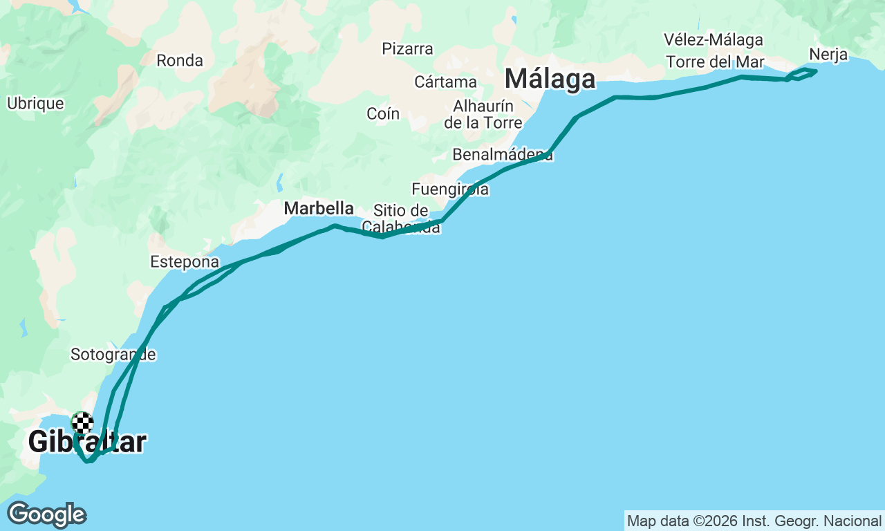 Voyage map