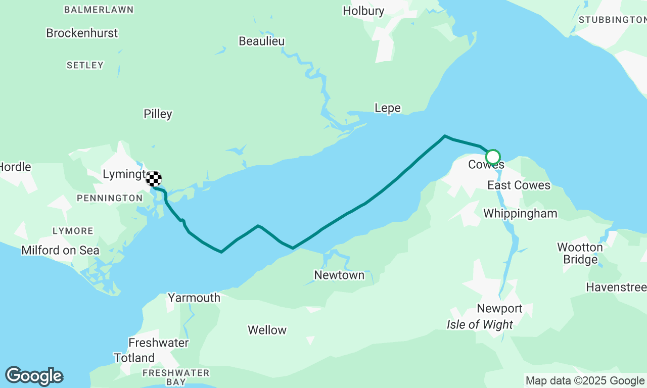 Cowes to Lymington 