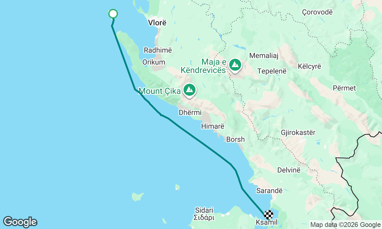 Voyage map