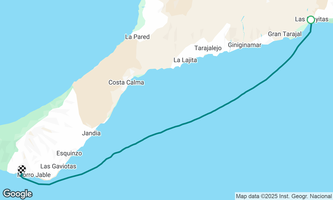 East coast of Fueteventura 