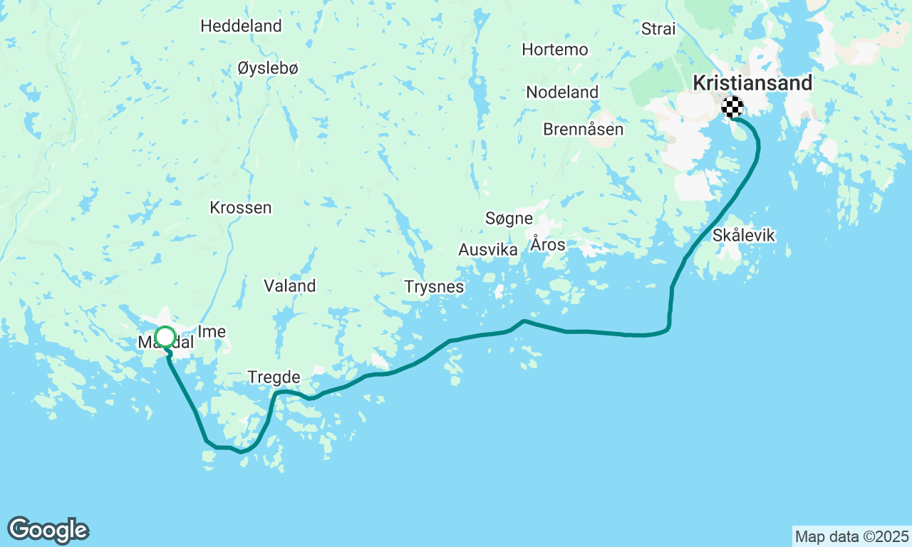 North Sea Passage: Mandal to Kristiansand