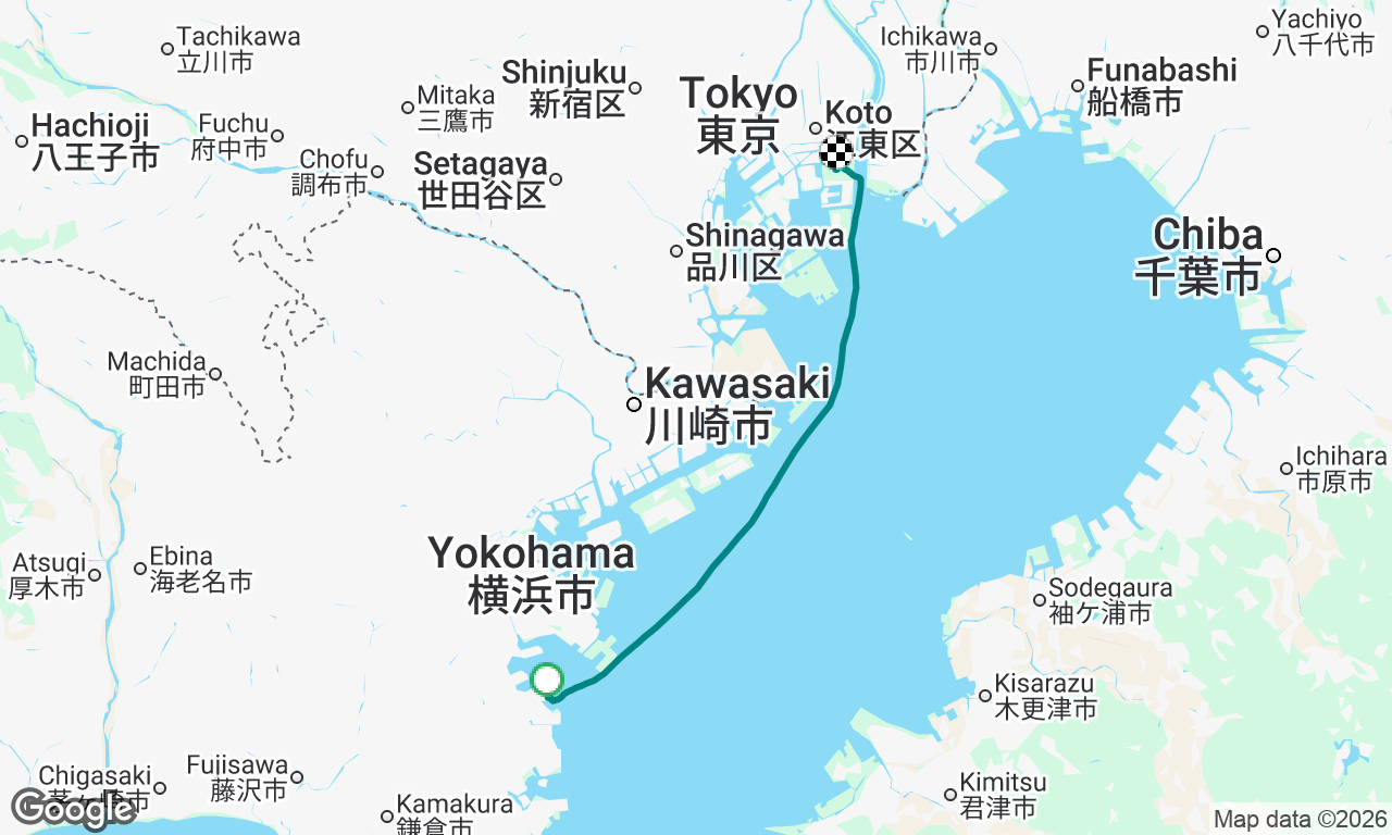 Return from YBM to Yumenoshima 