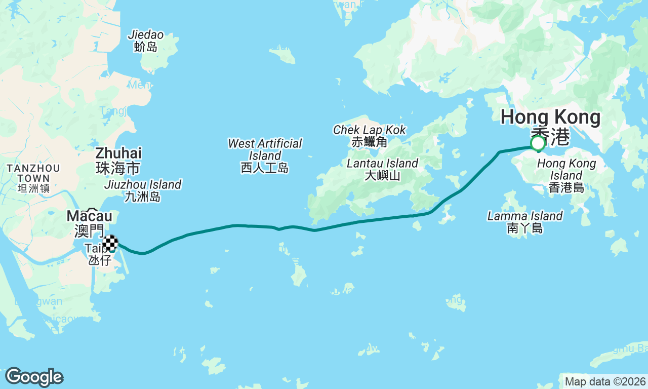 Hong Kong to Macao 🇲🇴