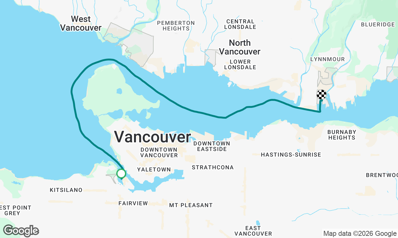 Voyage map