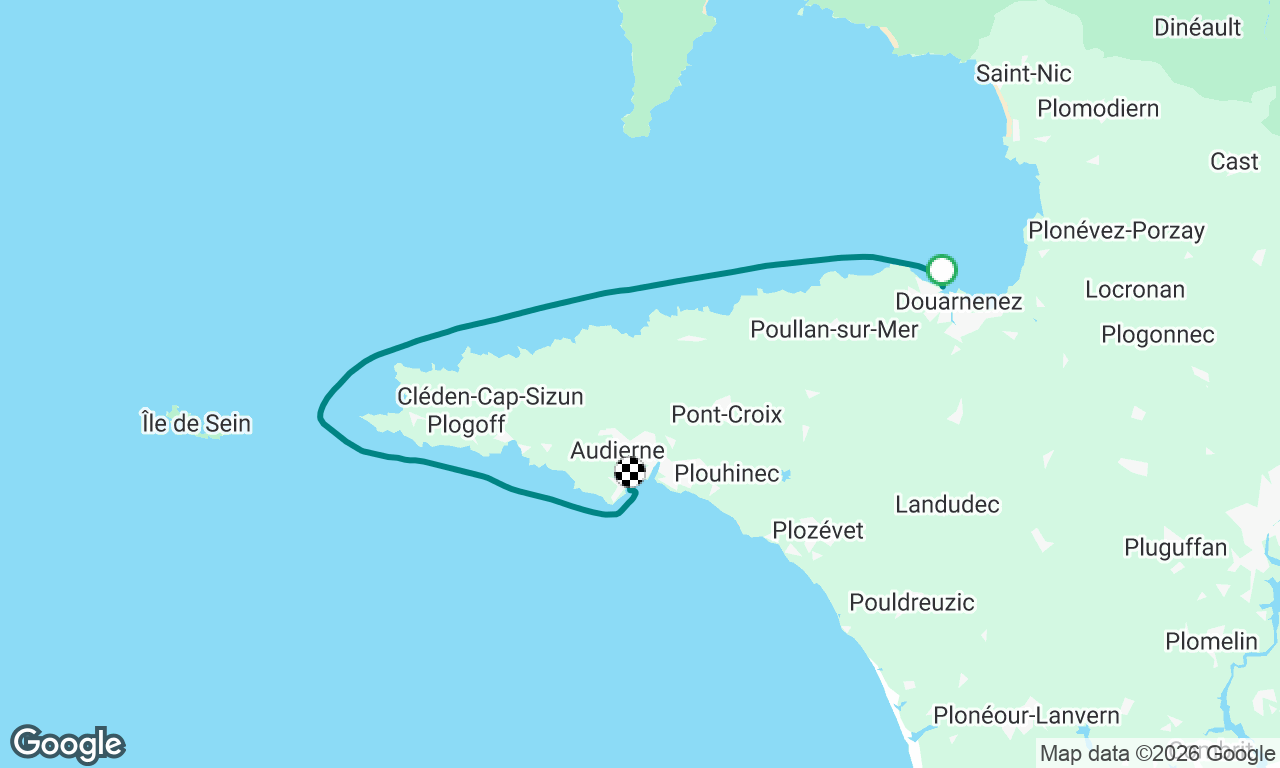 Douanenez to St Evette