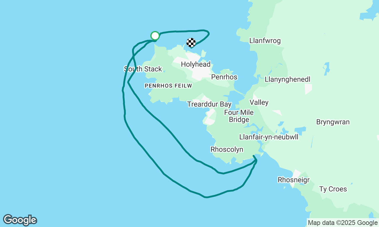 Holyhead to Cymyran Bay