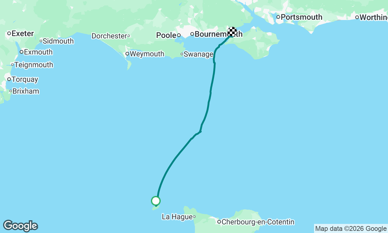 Braye, Alderney to Yarmouth IOW