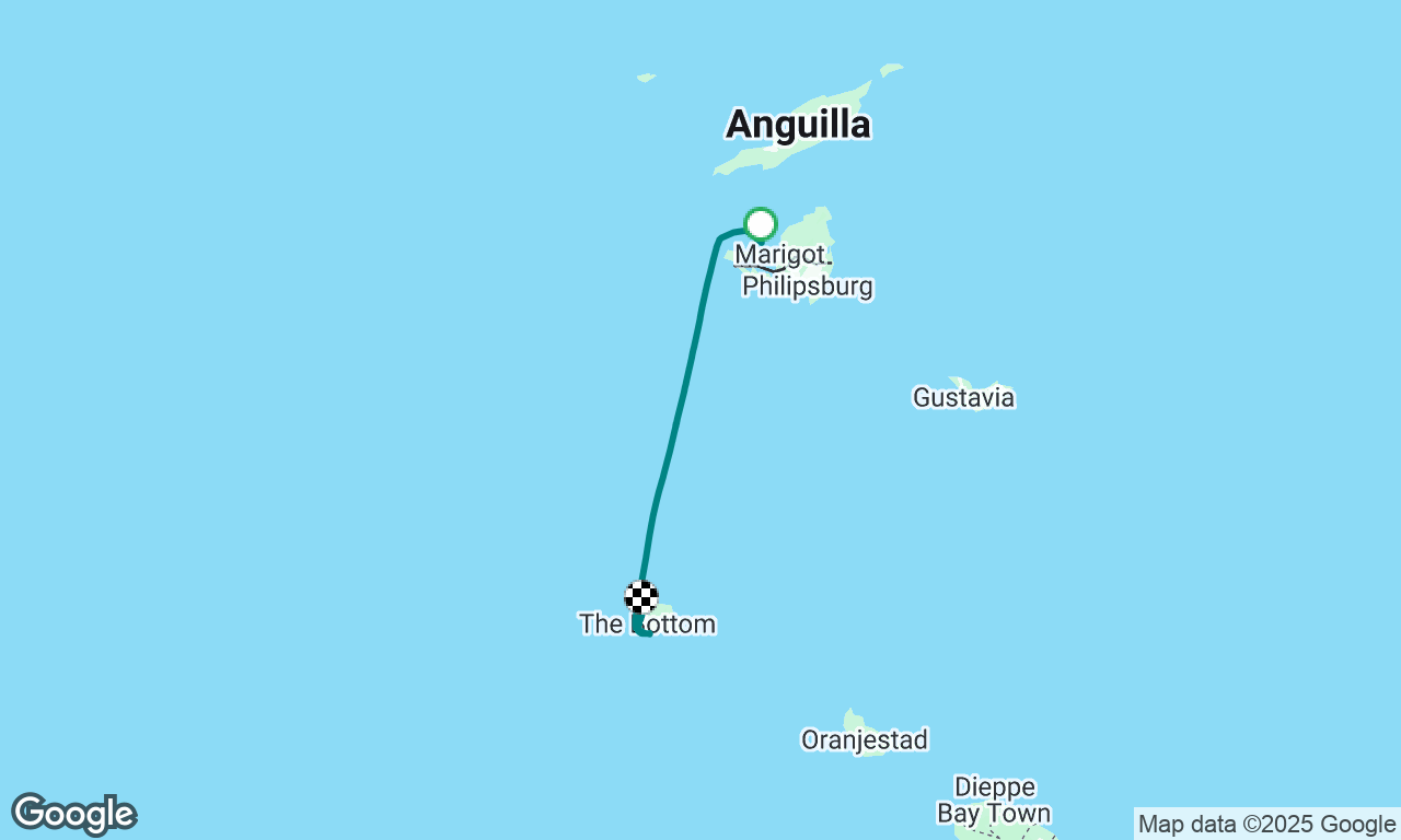 St. Martin to Saba