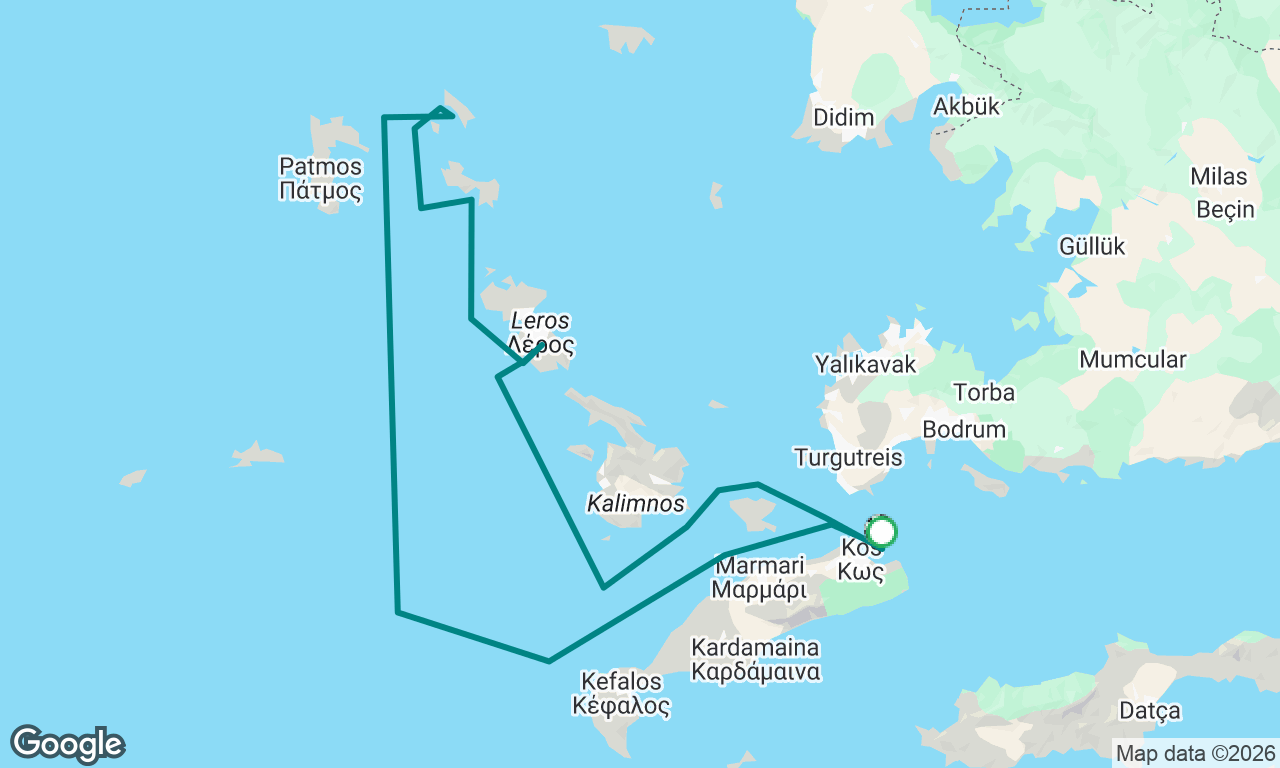 Voyage map