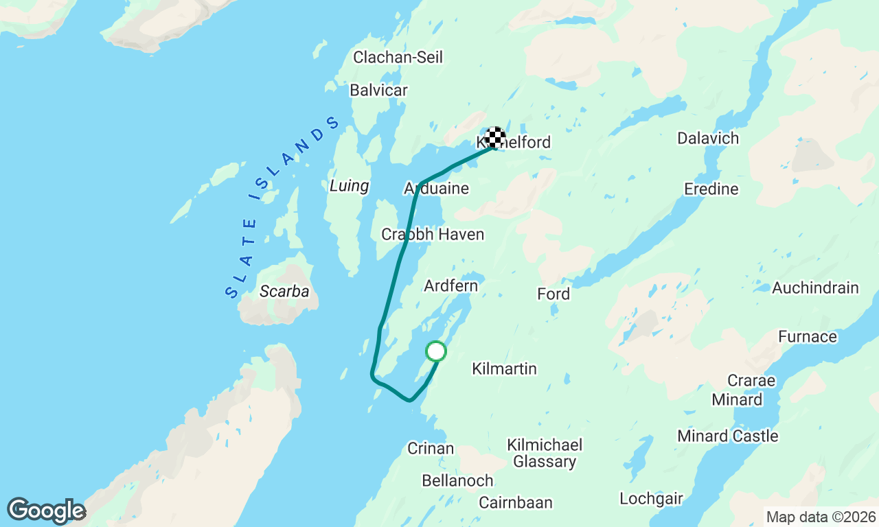 Loch Craignish to Loch Melfort