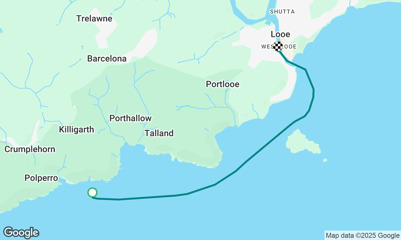 Polperro to Looe for a late breakfast.