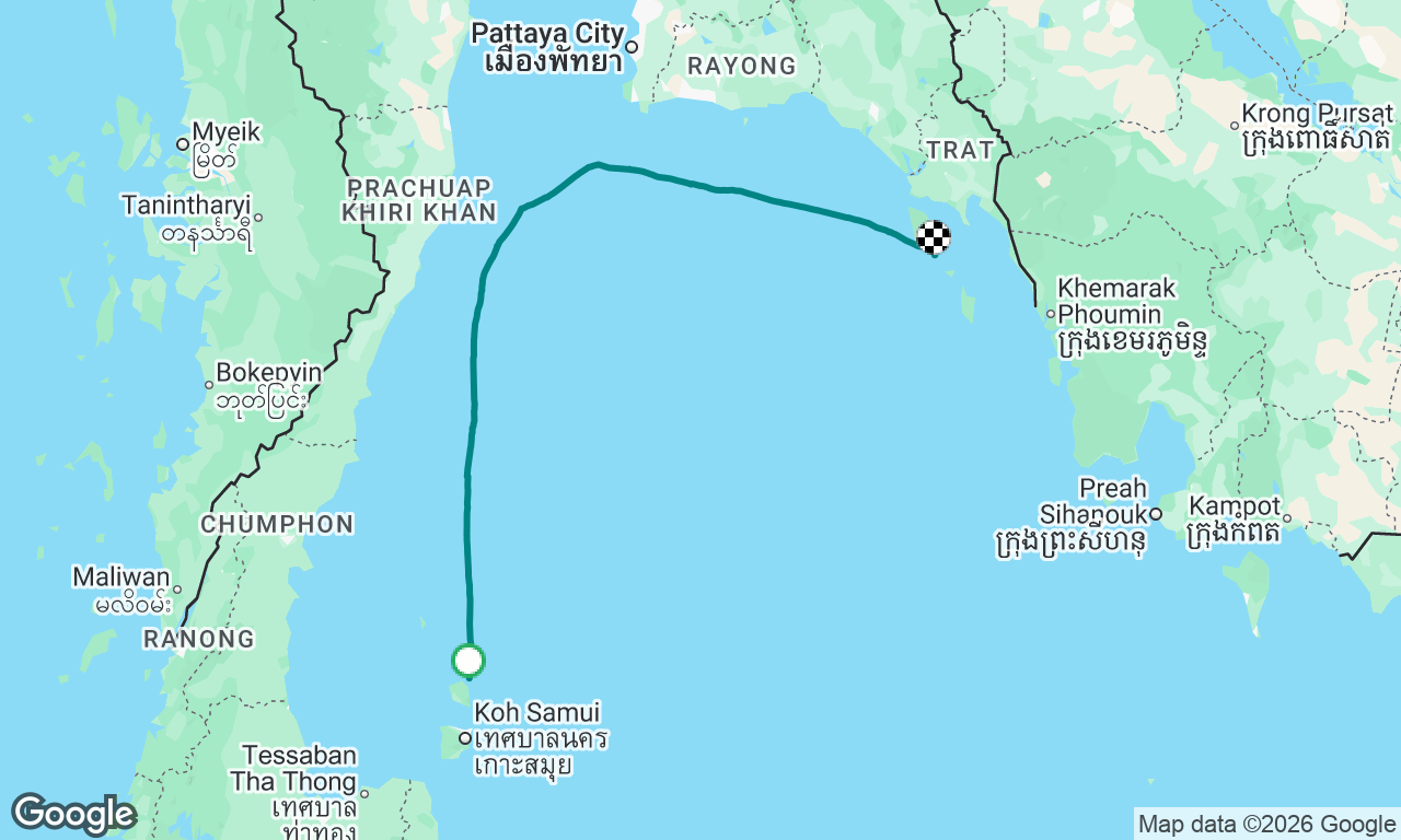 Voyage map