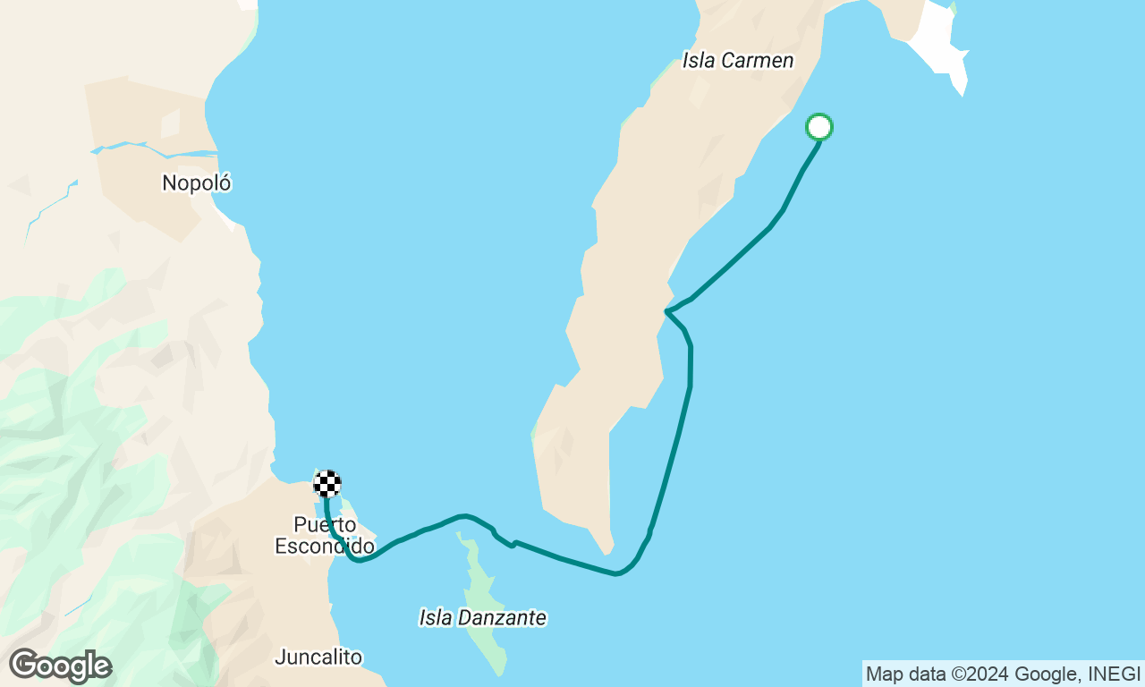 Day sail from Isla carmen