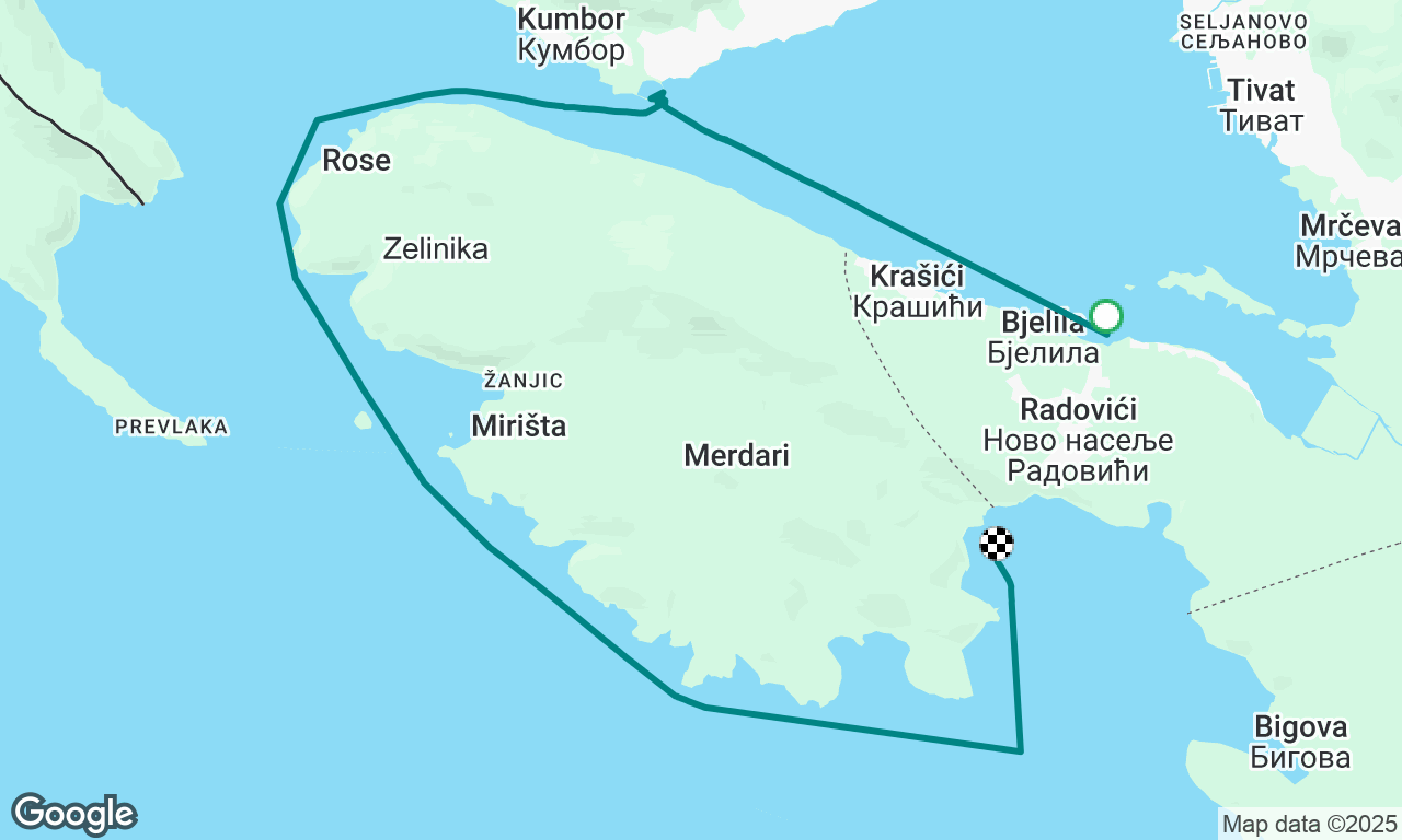 Radovici, Refuel and Anchor in Almara, Lustica Bay
