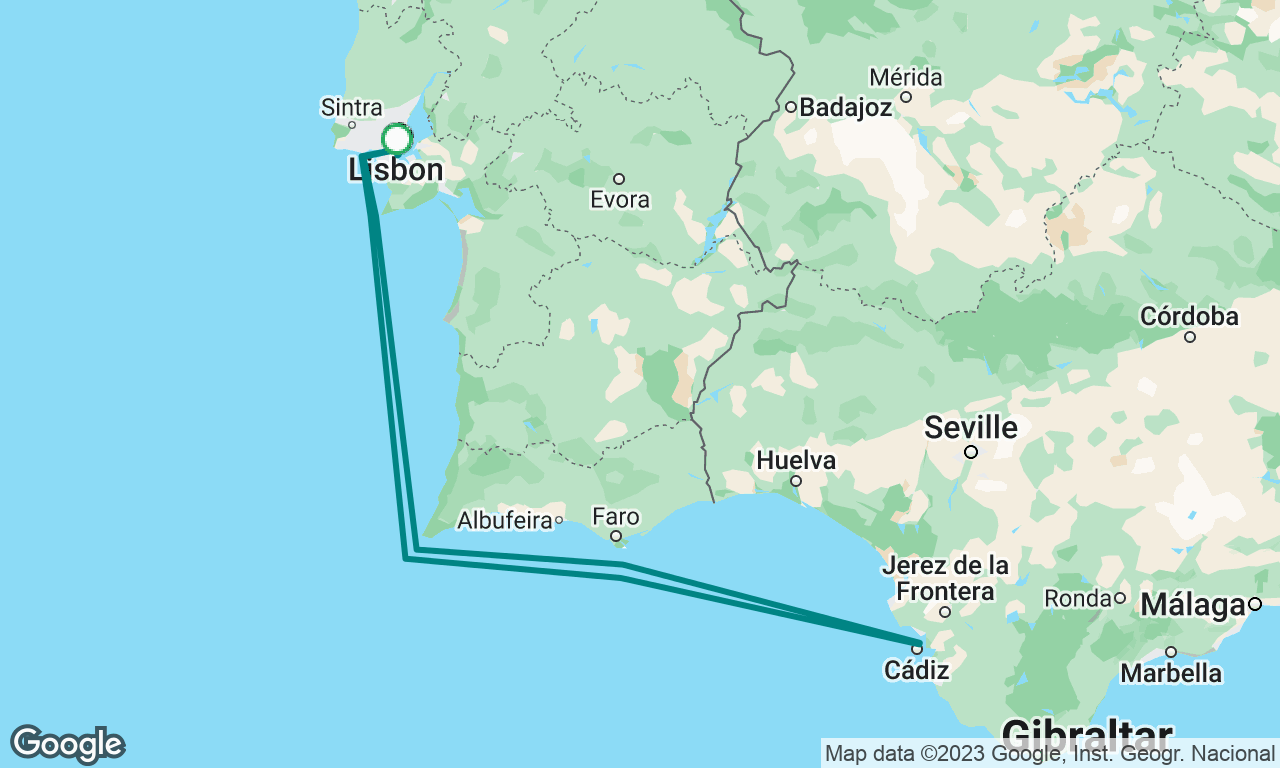 Lisbon / Cadiz / Lisbon