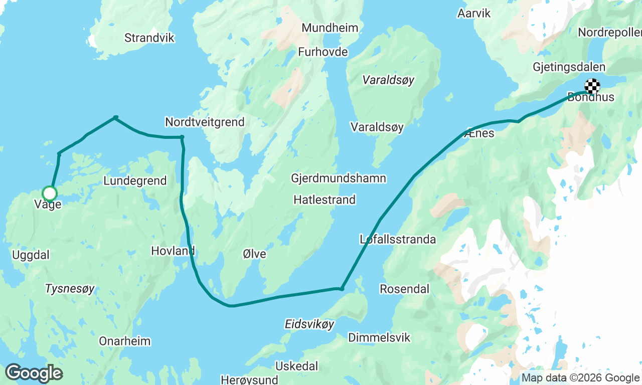 Voyage map