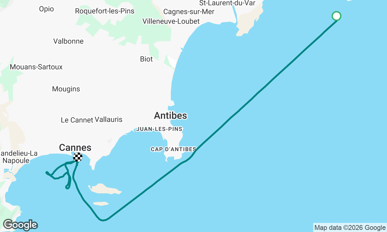 Voyage map