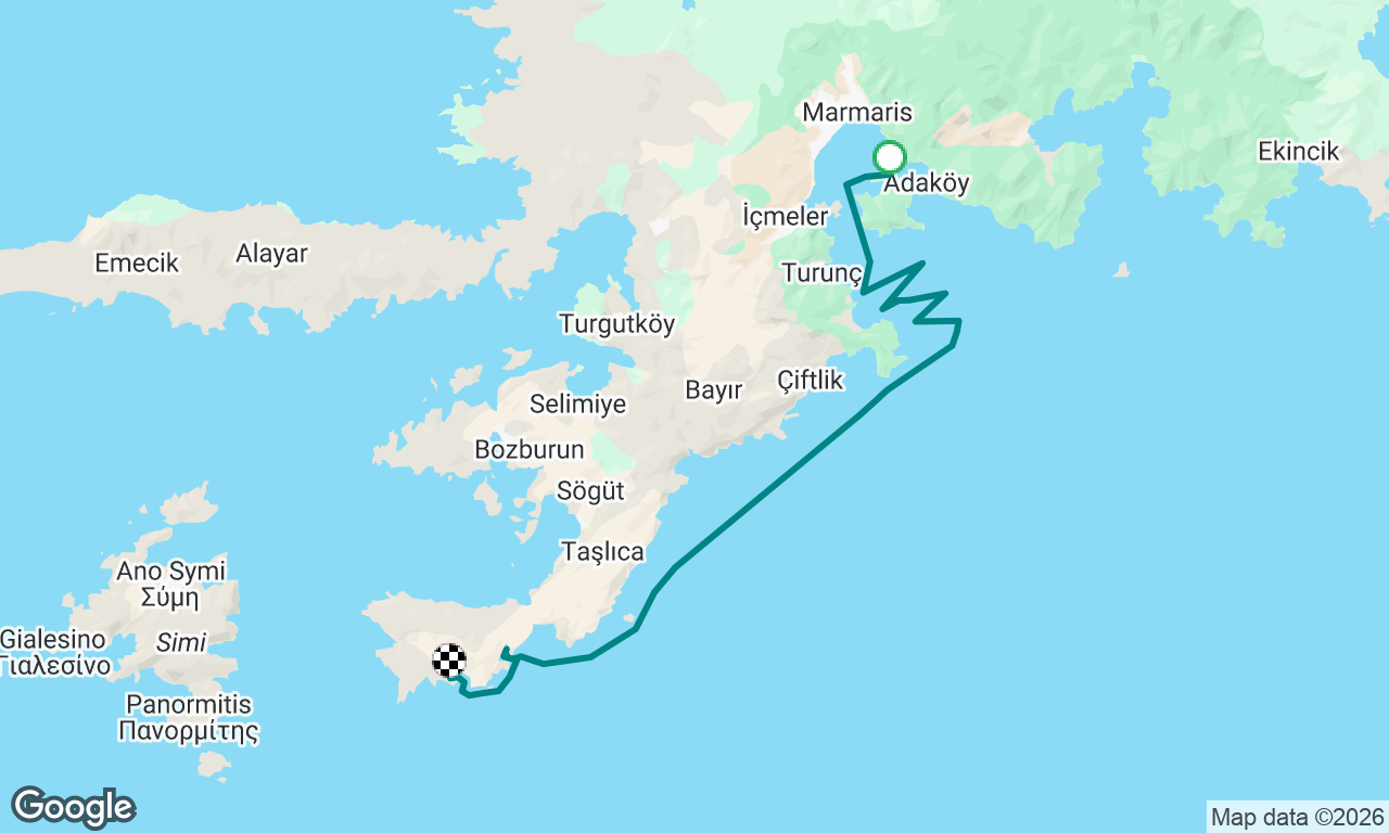Voyage map