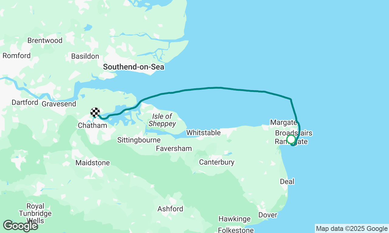 Ramsgate to chatam