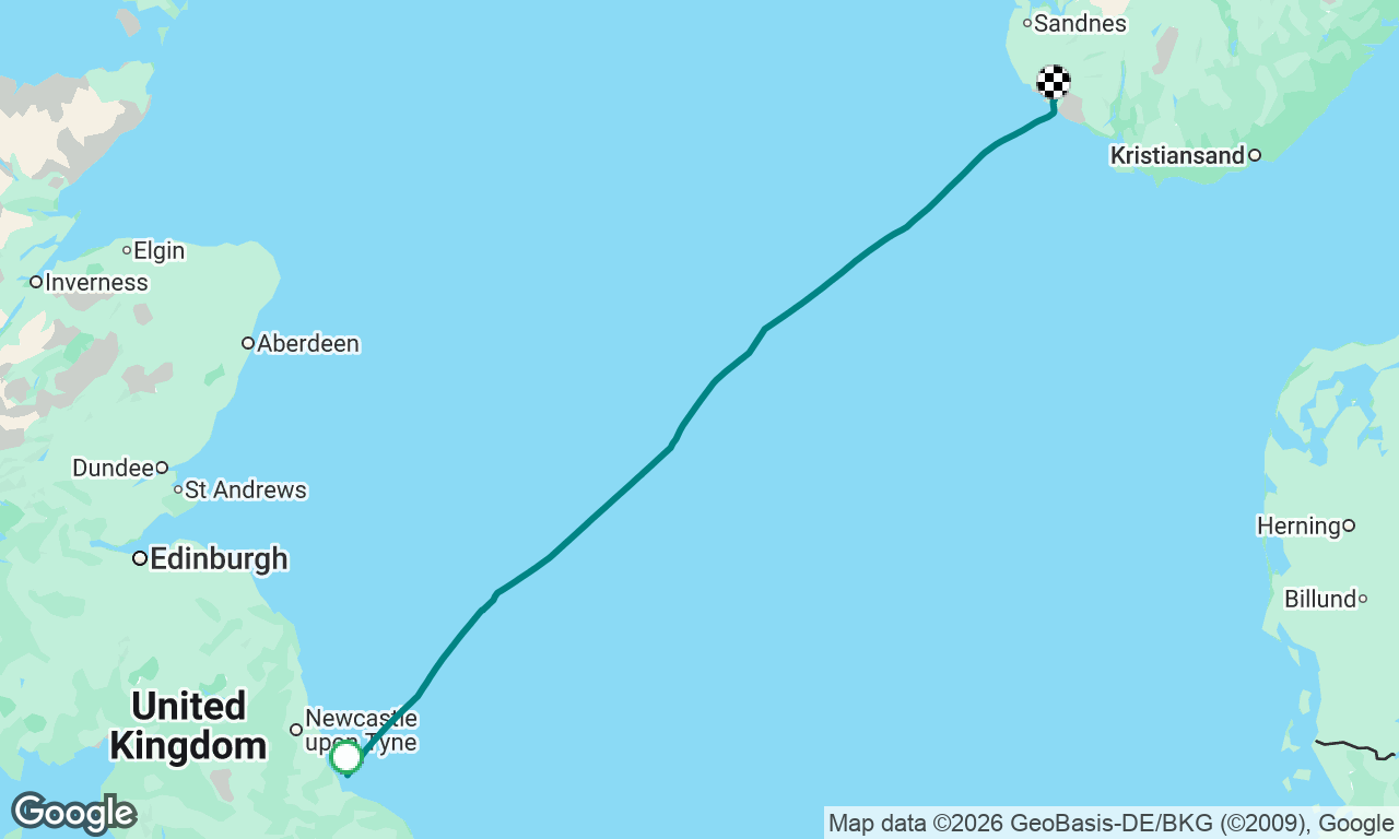 Voyage map