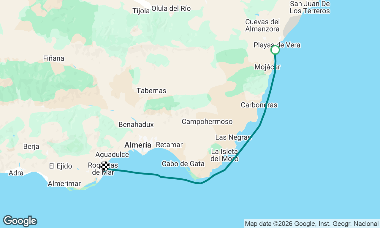 Birthday trip: Garrucha - Roquetas