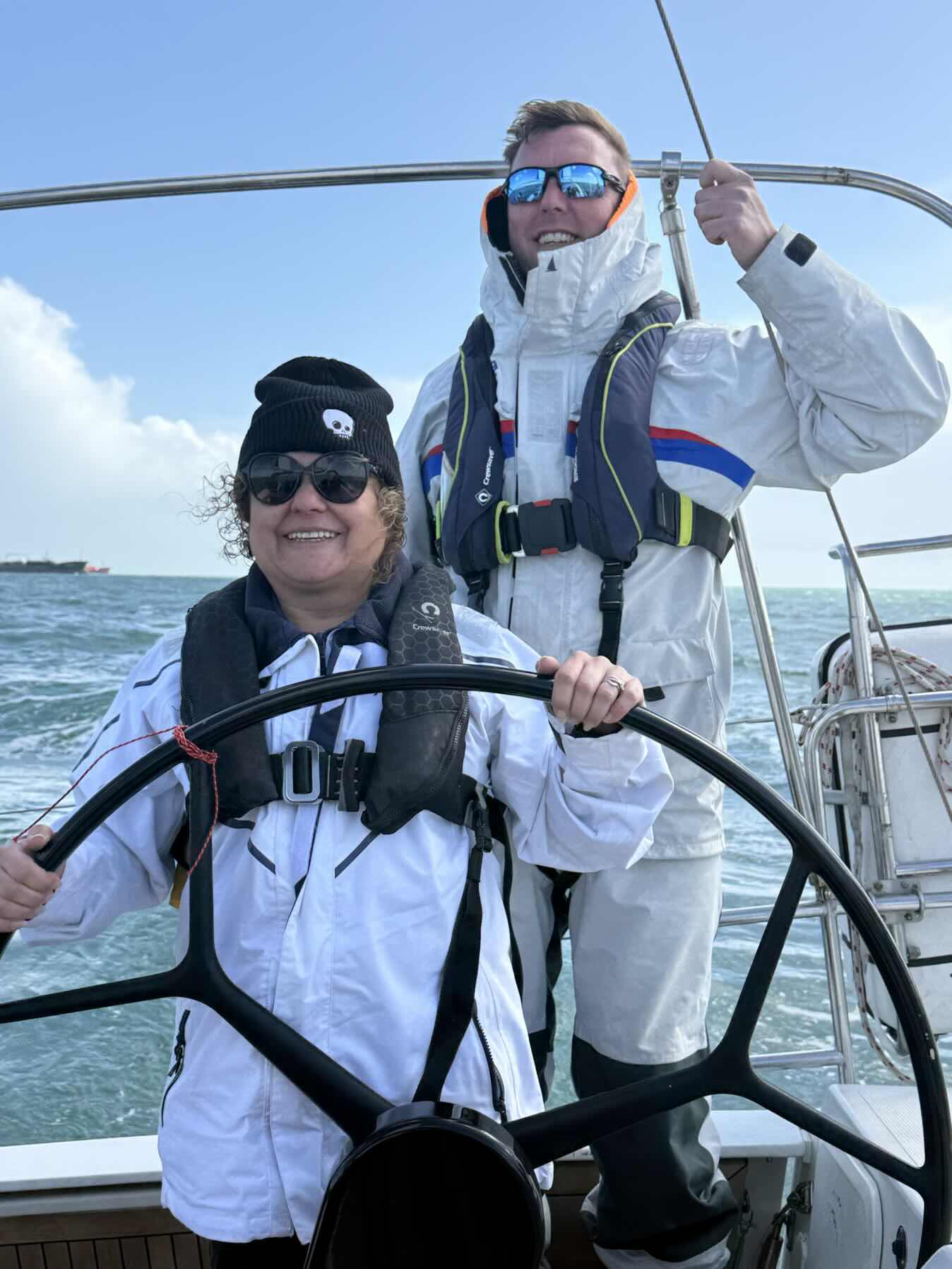 Blustery sail out of Gosport_9557F2D5-38E4-4732-AD9F-E4AFCFEDF89E
