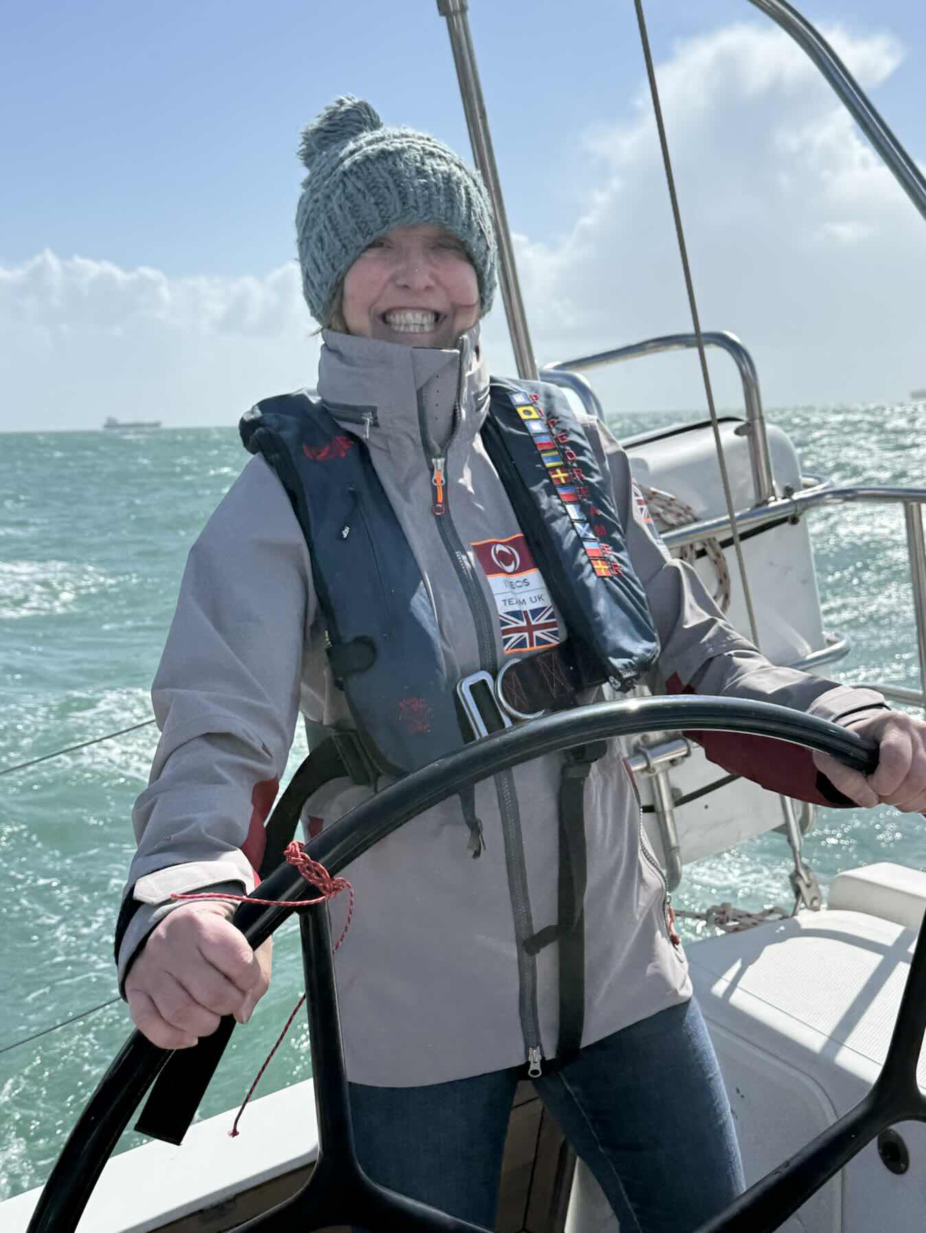 Blustery sail out of Gosport_E6BCF547-CD2A-4112-8AE4-AED19D965767