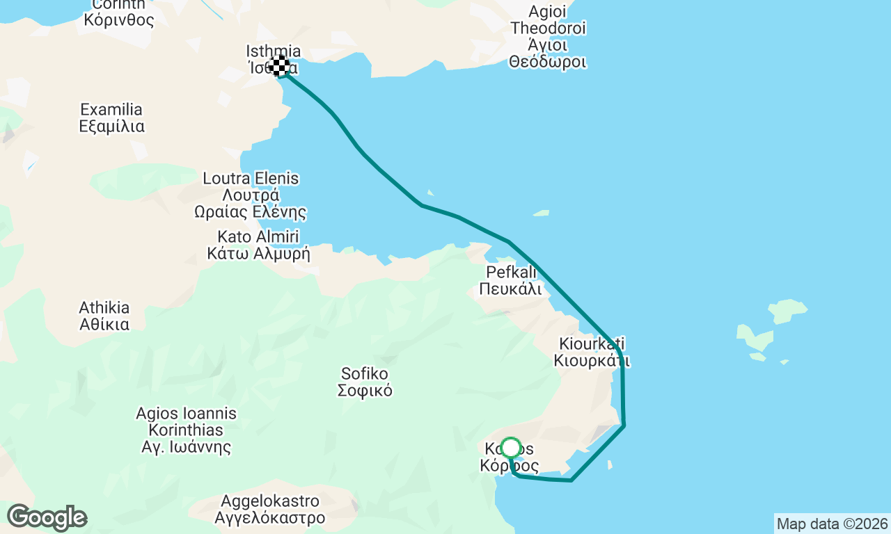 Delivery Skipper Corinth canal 16 July- Part 1