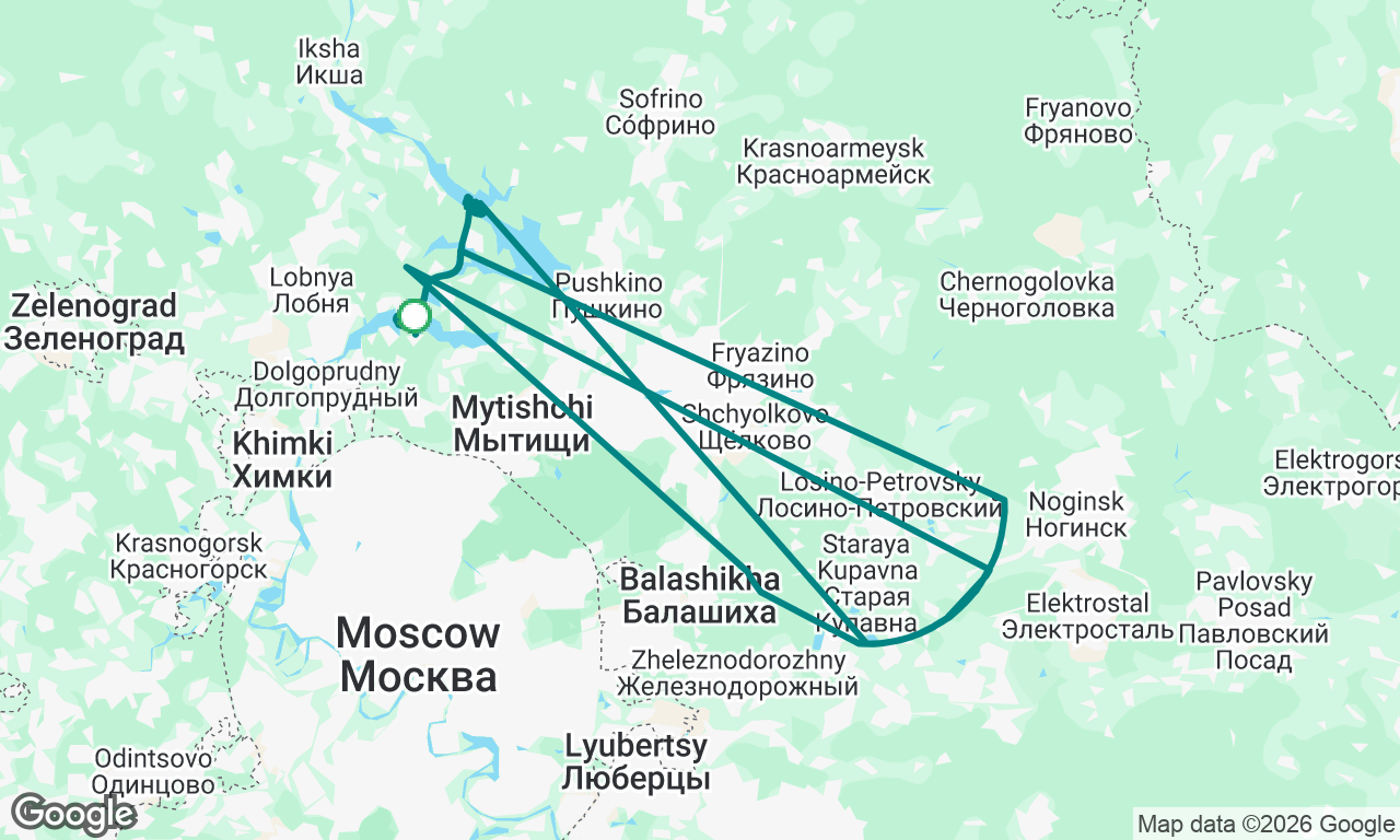 Voyage map