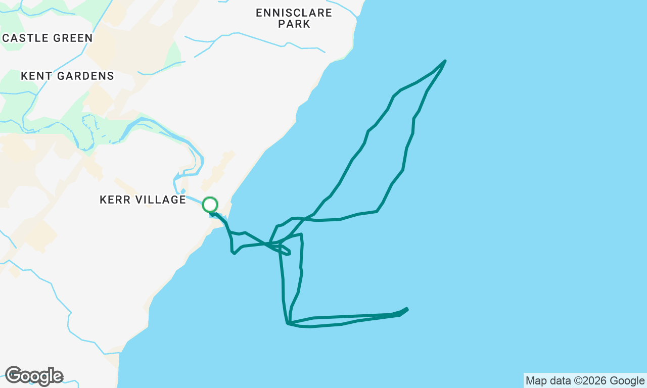 Windy after work sailing