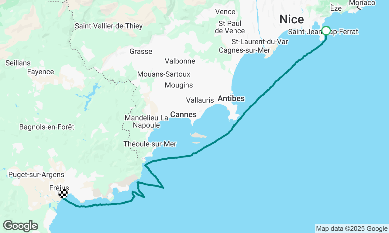 Cap Ferrat to Frejus
