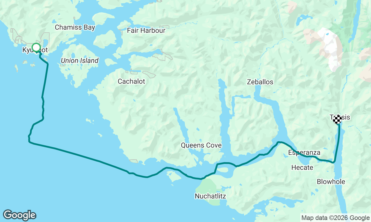 JibSet RRR Day 14
Walter’s Cove to Thasis