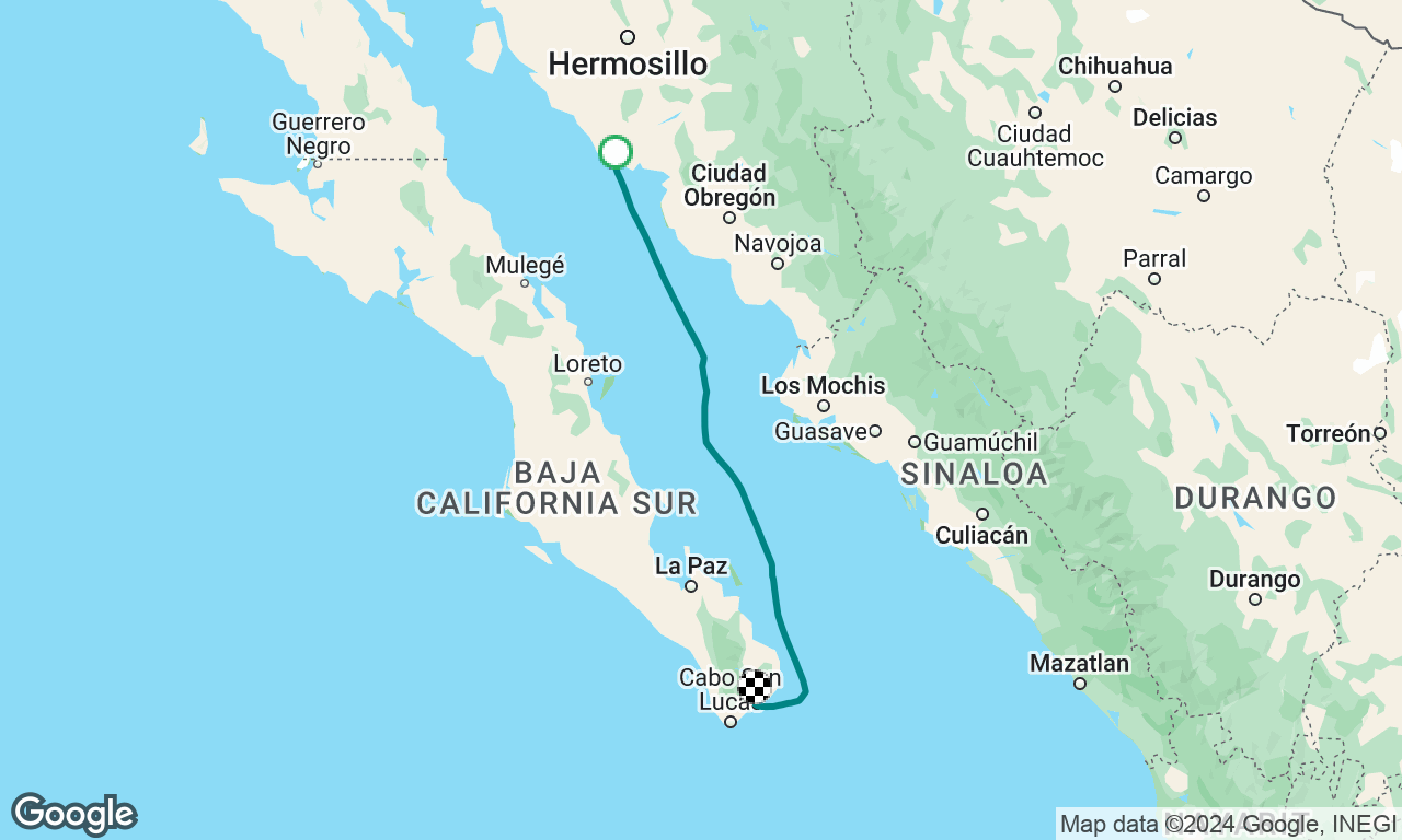 san Carlos to san Jose de cabo