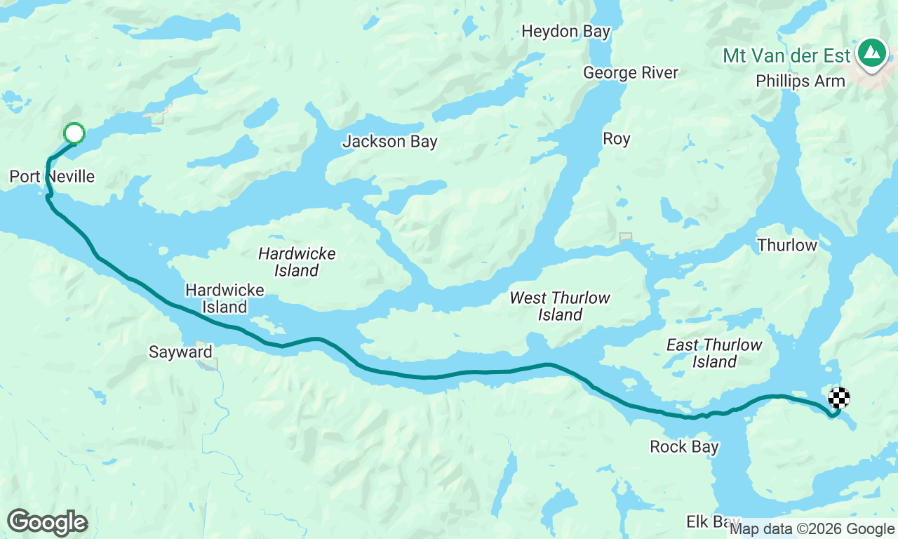 Day 2 - Port Neville to Handfield Bay