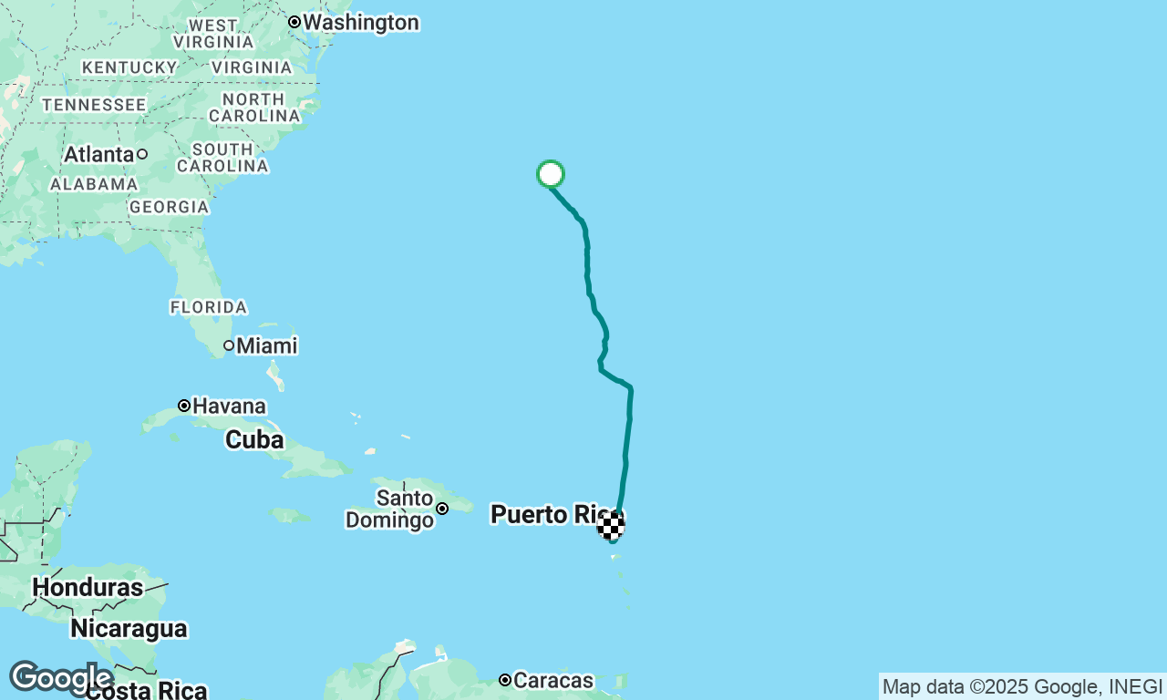 Bermuda to Antigua
